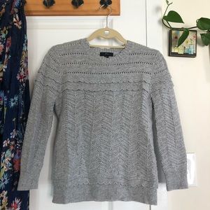 J. Crew Crocheted Lace Sweater